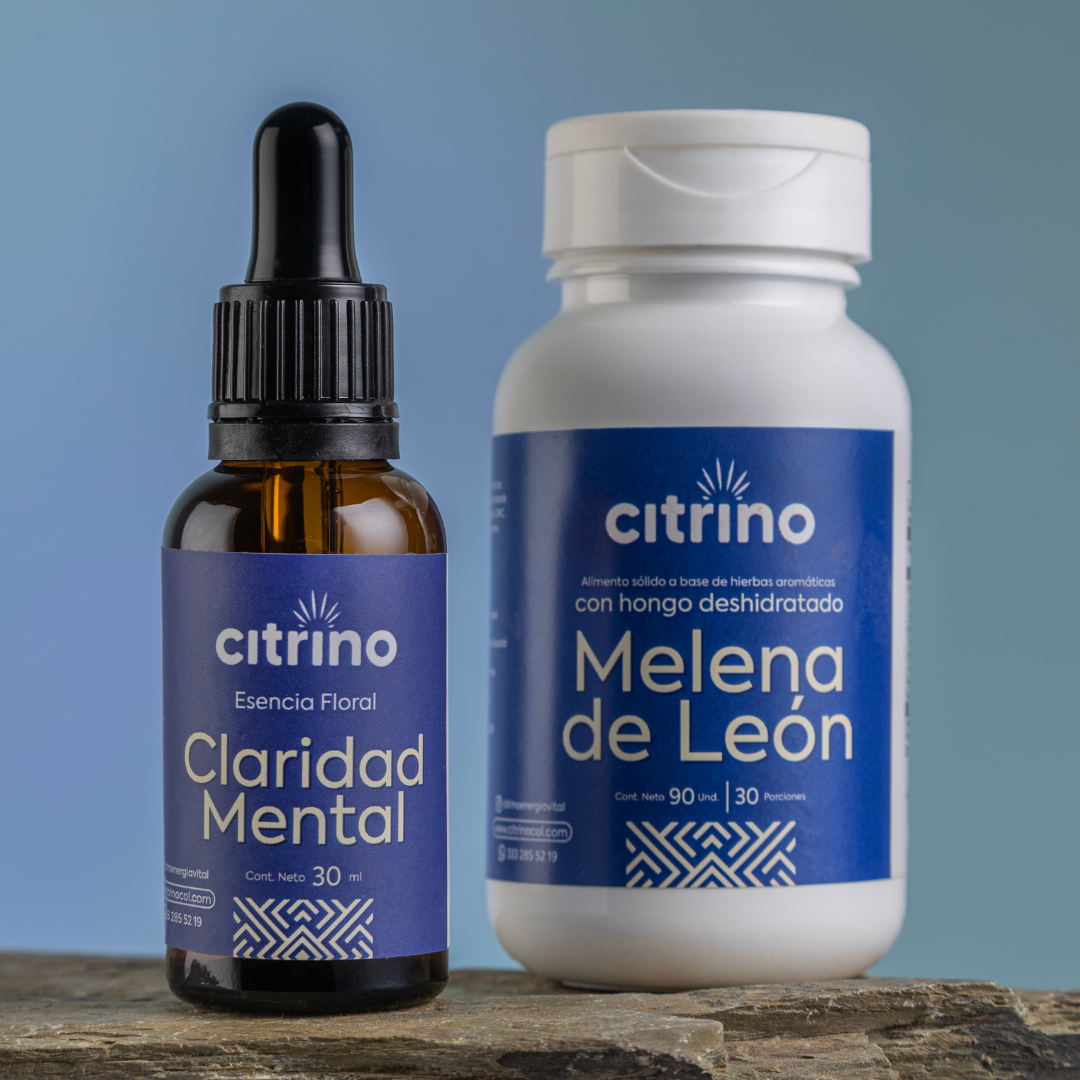 Claridad Mental Pack: Melena de León Tabletas + Gotas Claridad Mental