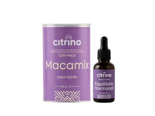 Equilibrio Hormonal Pack: Macamix Batido  + Gotas Equilibrio Hormonal